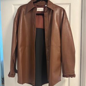 NWT Aritzia Babaton Pelli Vegan Leather Jacket - Size XS